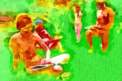 7 - Drawing On The Grass