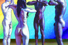 Namaste Fourfold (color)